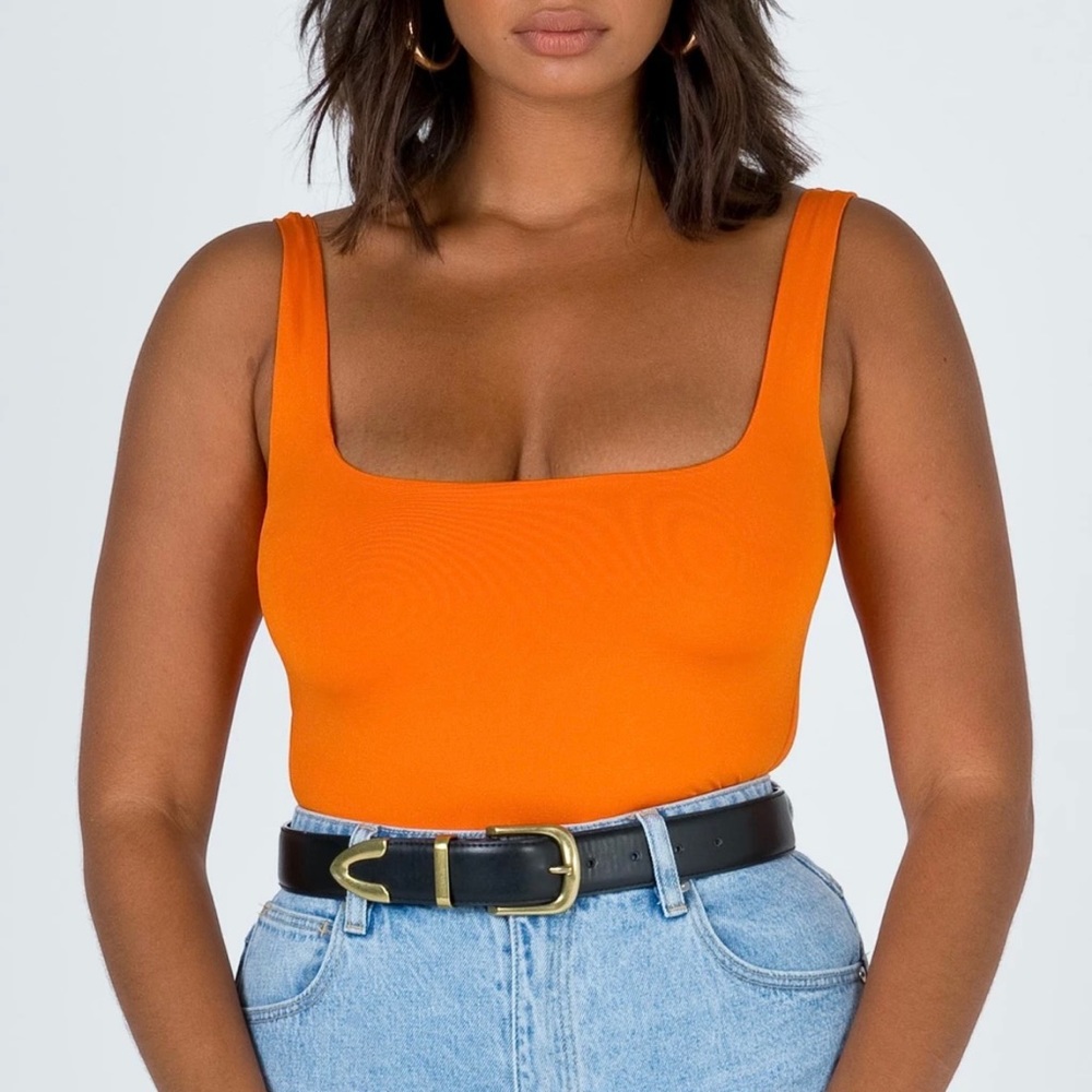 Princess Polly Tamikah Bodysuit Orange